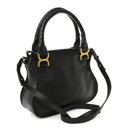 Chloe Calfskin Small Marcie Satchel Black 3 of 10