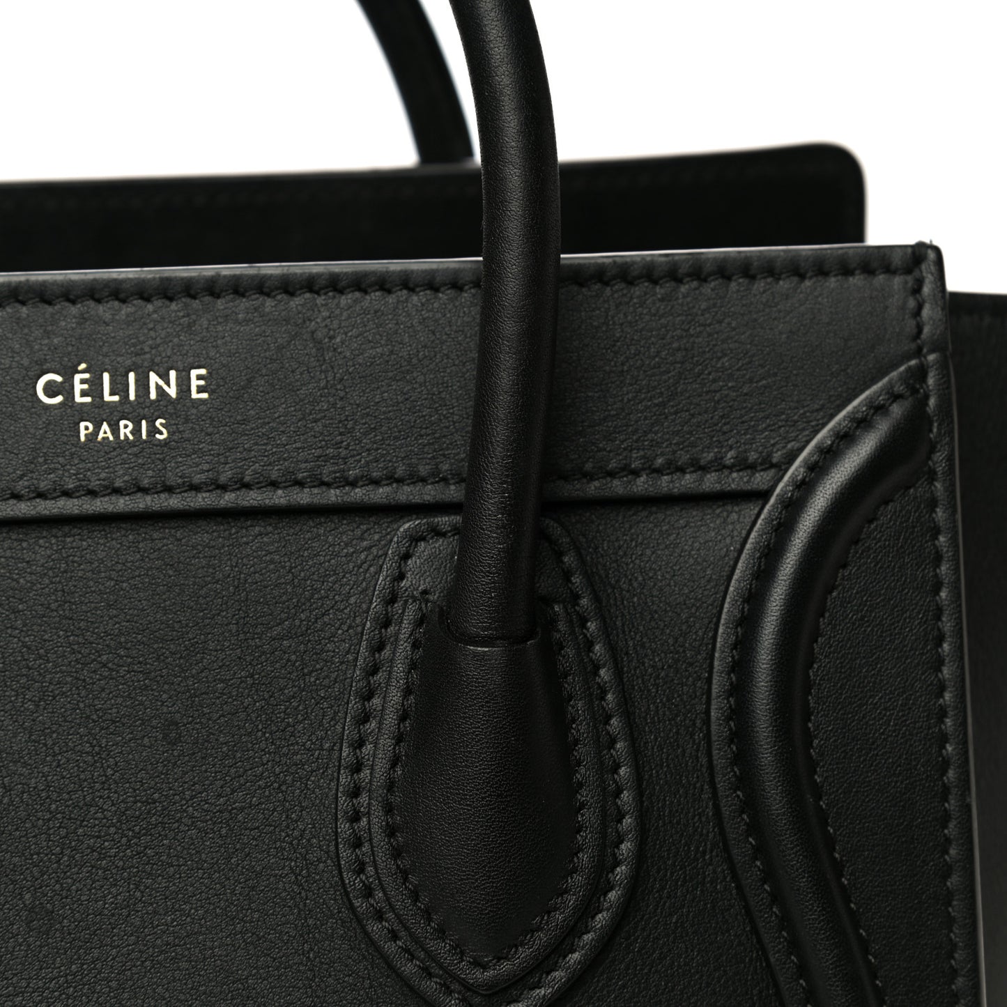 Smooth Calfskin Nano Luggage Black