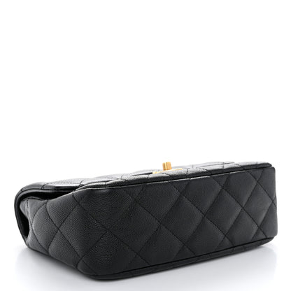 Chanel Caviar Quilted Sweetheart Flap Black 4 of 11