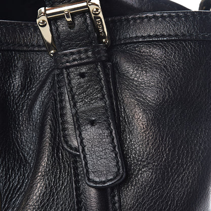 Gucci Calfskin Medium Britt Tote Black 9 of 12
