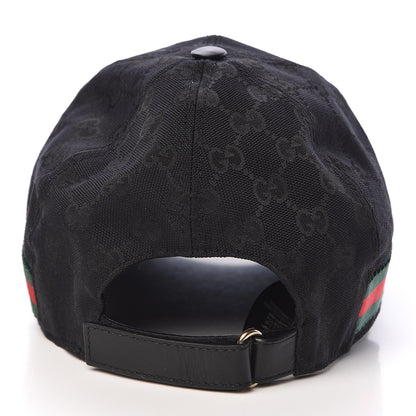 Gucci Monogram Web Baseball Hat L Black 4 of 7