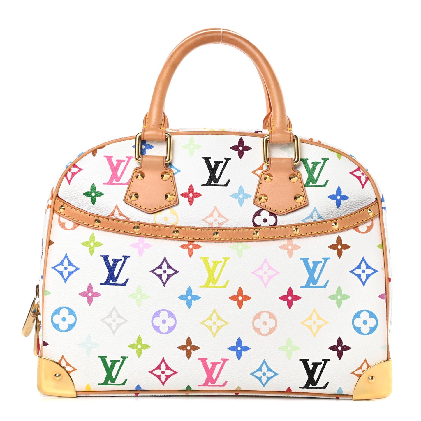 Monogram Multicolor Trouville White