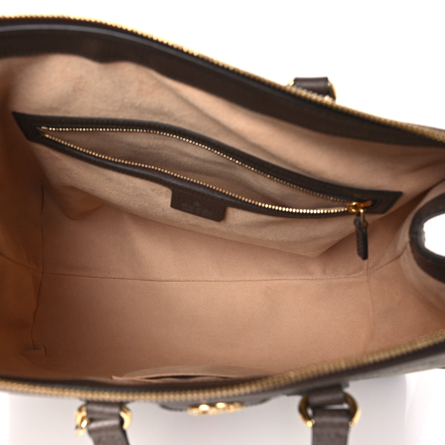 Gucci GG Supreme Monogram Web Medium Ophidia Tote Bag Brown 5 of 10