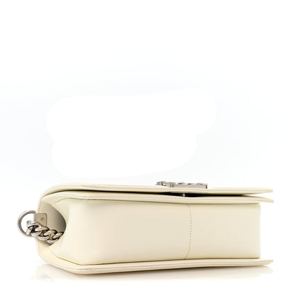 Chanel Lambskin Quilted Medium Boy Flap White 4 of 11