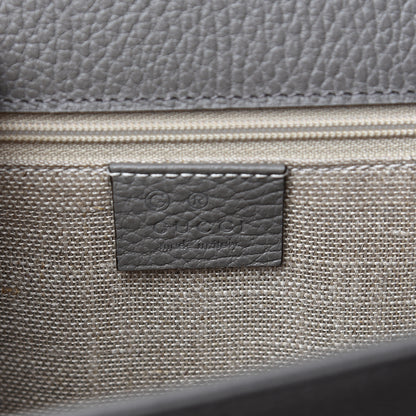 Gucci Dollar Calfskin Interlocking G Shoulder Bag Loess 5 of 9
