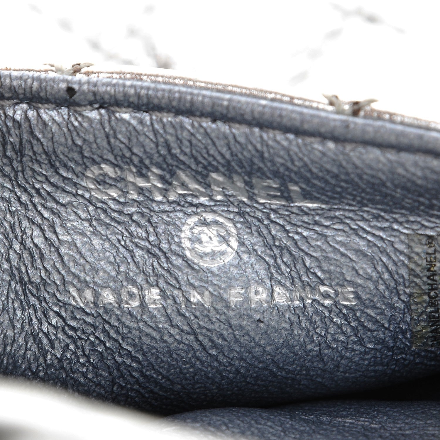Chanel Aged Calfskin Quilted 2.55 Reissue Phone Case Silver 7 of 7