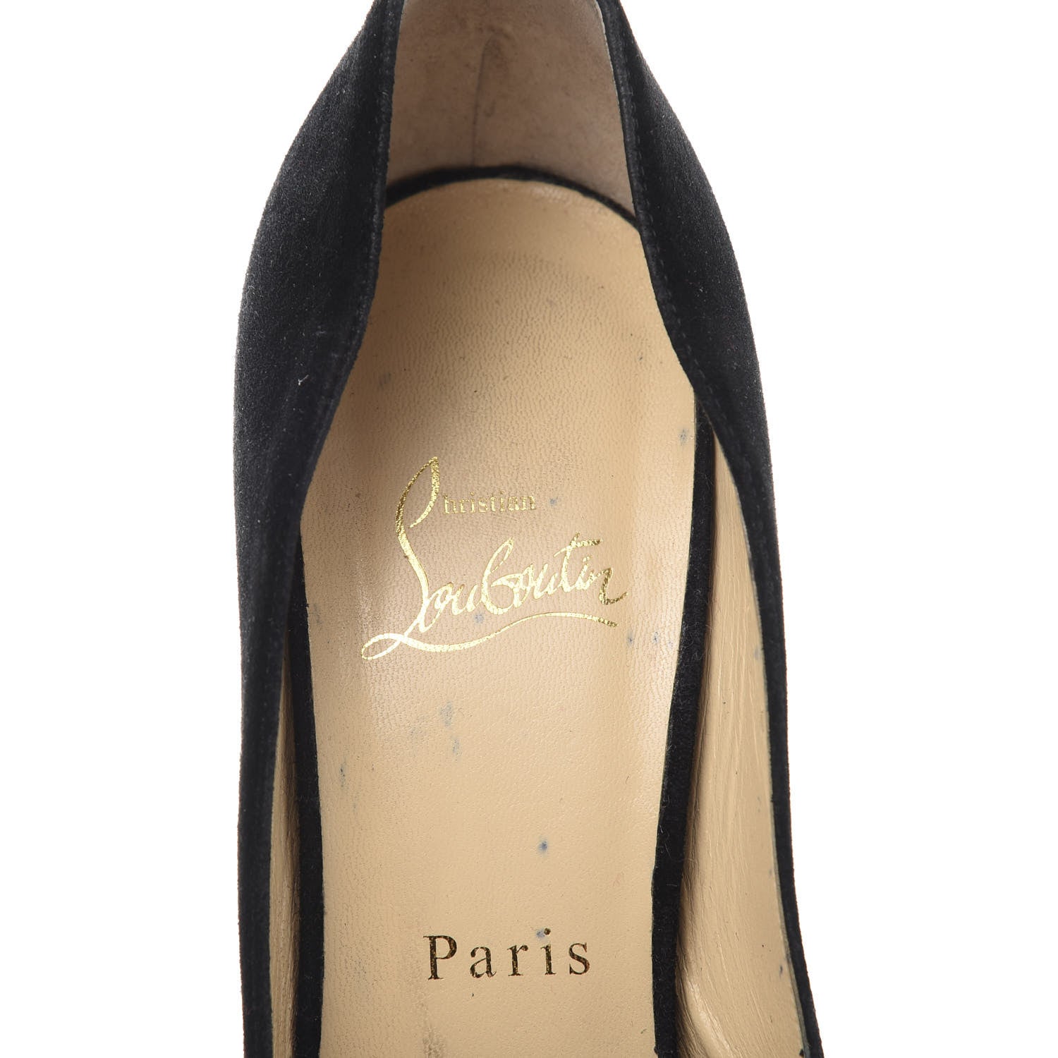 Christian Louboutin Suede Greissimo 140 Pumps 39 Black 8 of 14