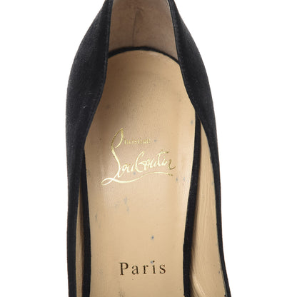 Christian Louboutin Suede Greissimo 140 Pumps 39 Black 8 of 14