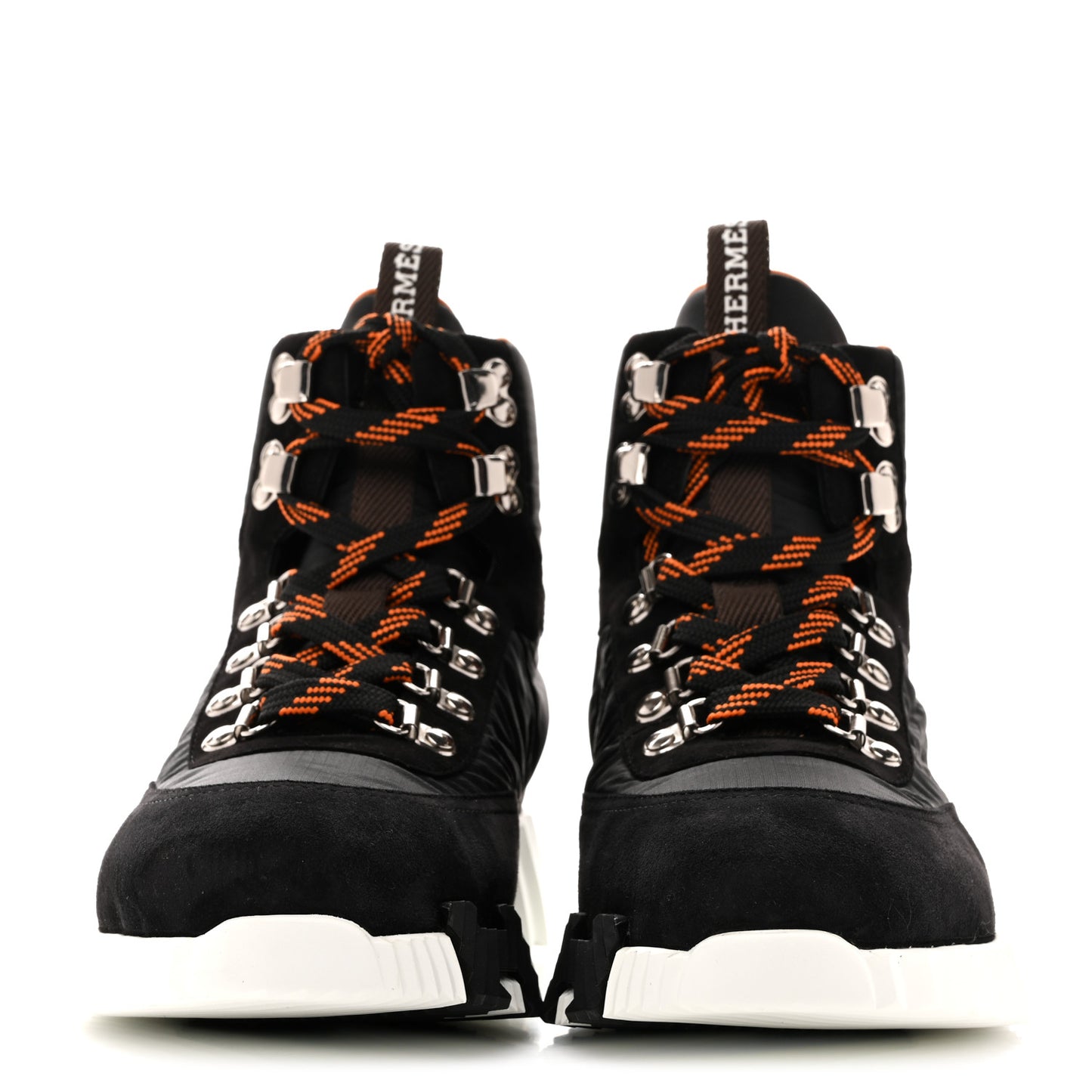 Suede Goatskin Nylon Klimb Sneakers 38 Black