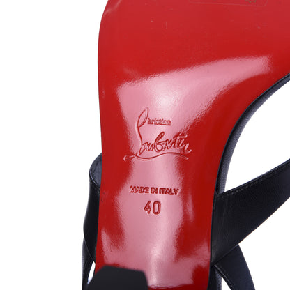 Christian Louboutin Kid Taralita 55 Thong Sandals 40 Black 7 of 9