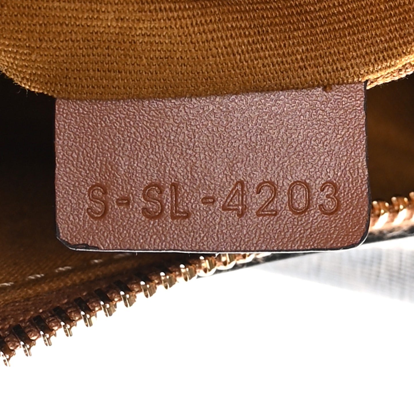 Calfskin Triomphe Canvas Heloise Shoulder Bag Tan
