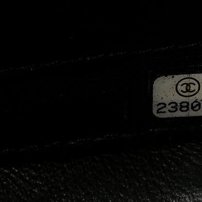 Chanel Caviar Quilted Small CC Filigree Vanity Case White Black 7 of 10