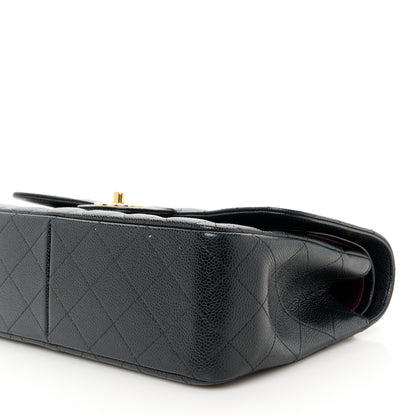 Chanel Caviar Quilted Jumbo Double Flap Black 11 of 12