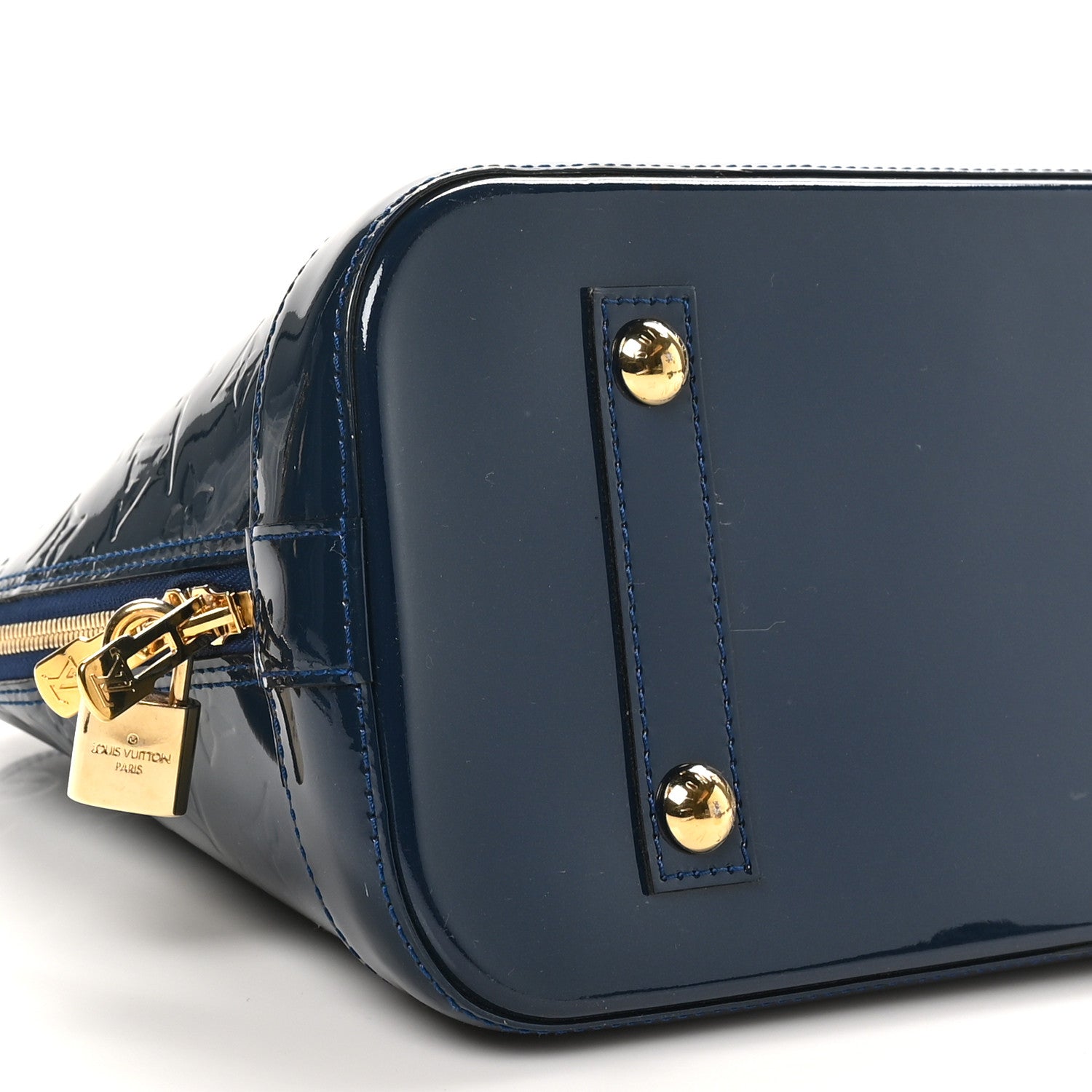 Louis Vuitton Vernis Alma PM Blue Infini 8 of 9