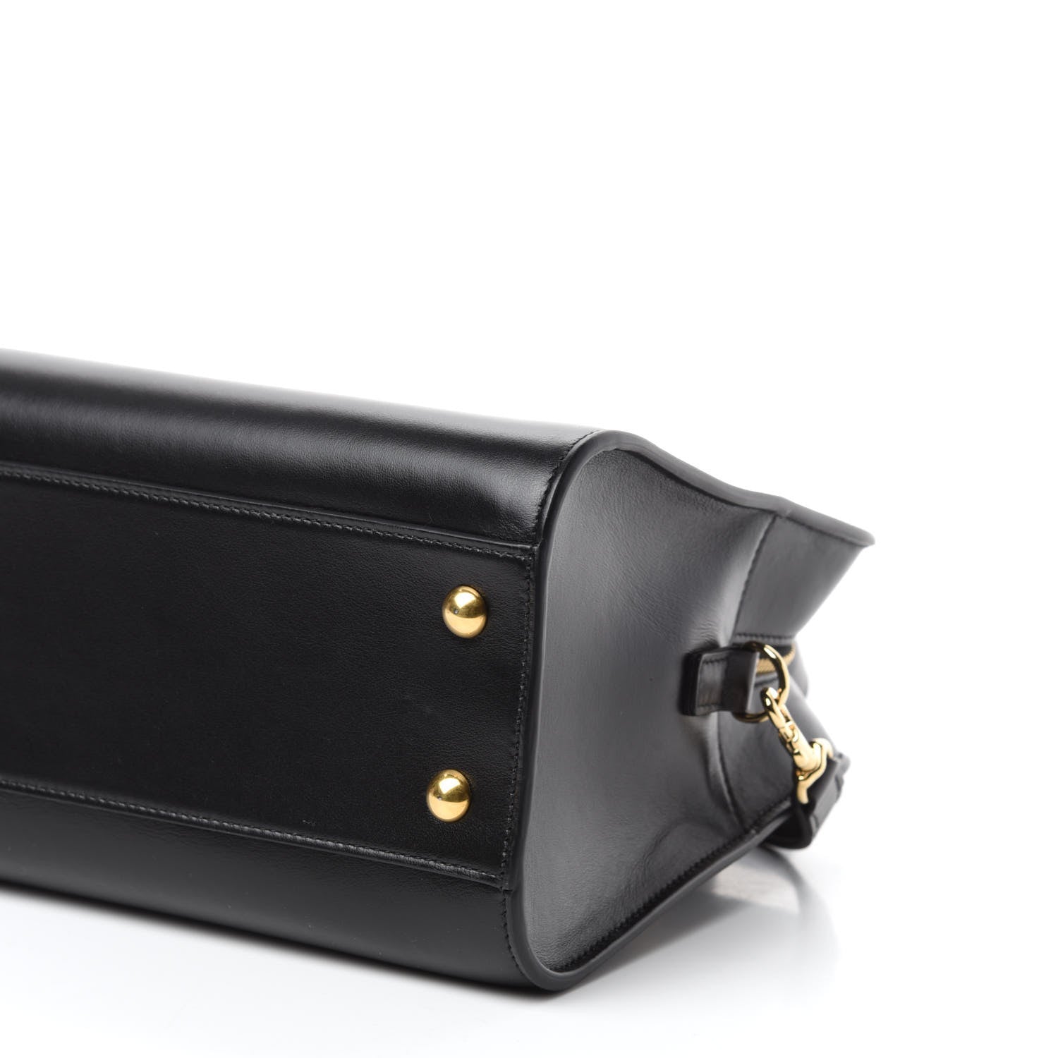 Saint Laurent Calfskin Monogram Baby Cabas Black 7 of 10