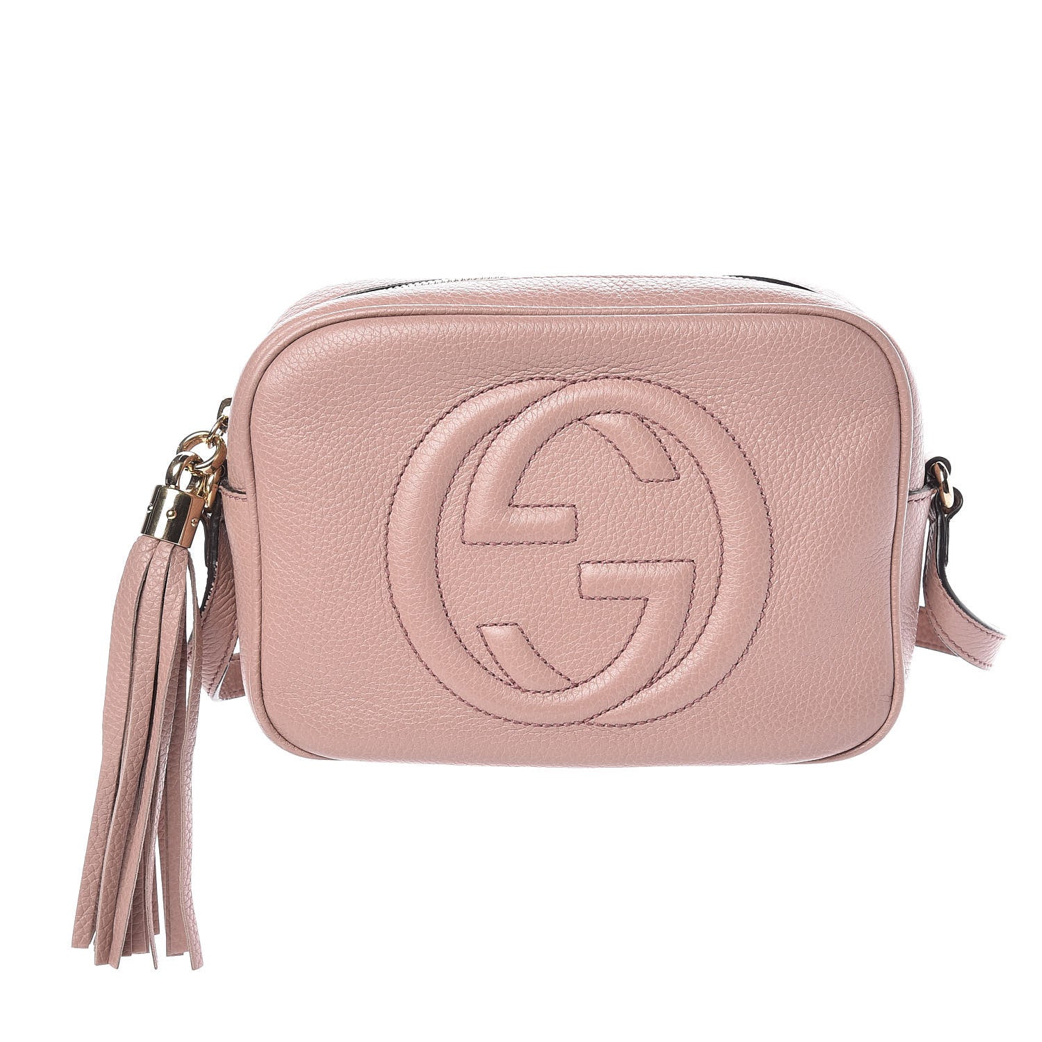 Gucci Cellarius Calfskin Small Soho Disco Bag Dark Cipria 1 of 9