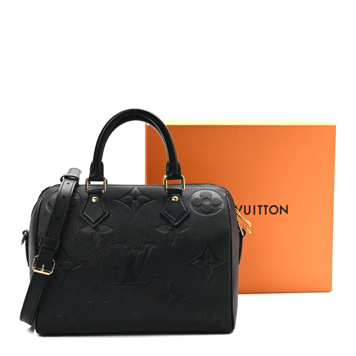 Empreinte Monogram Giant Speedy Bandouliere 20 Black