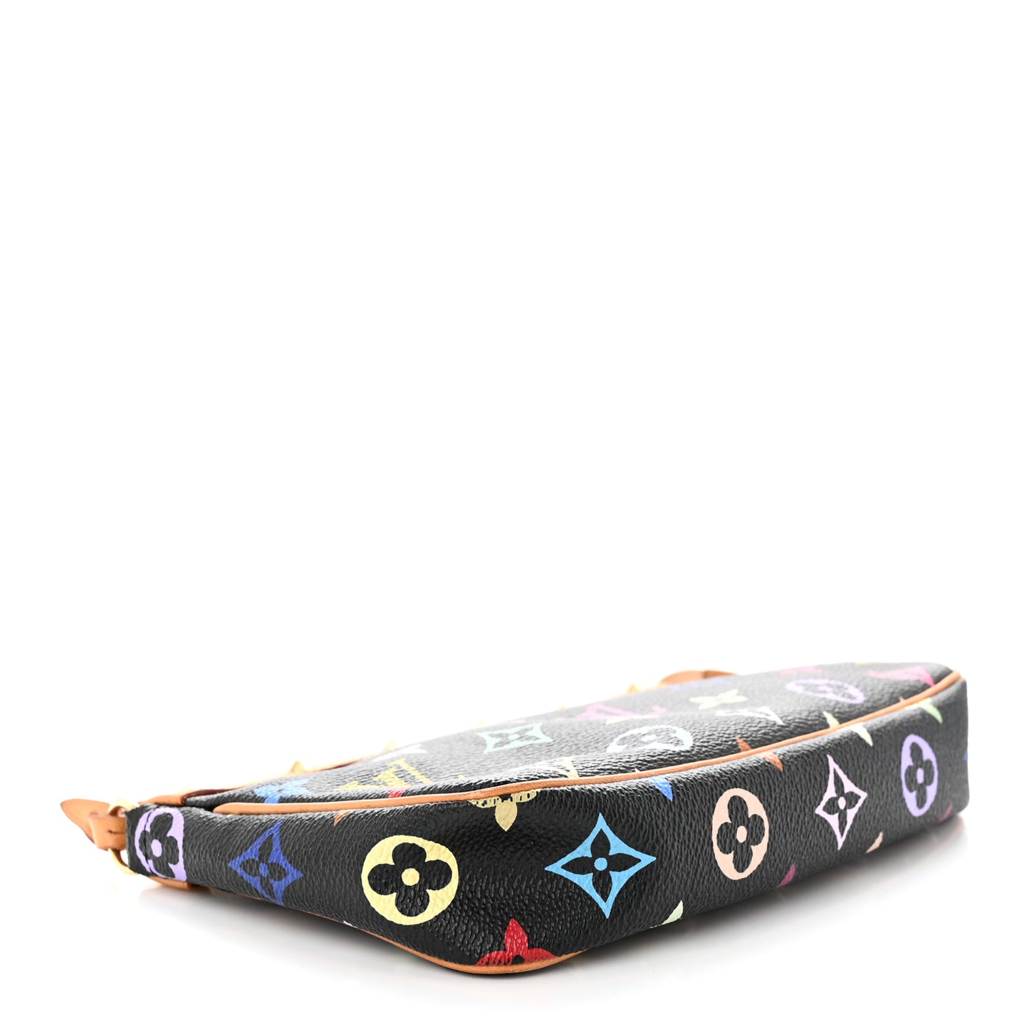 Monogram Multicolor Pochette Accessories Black