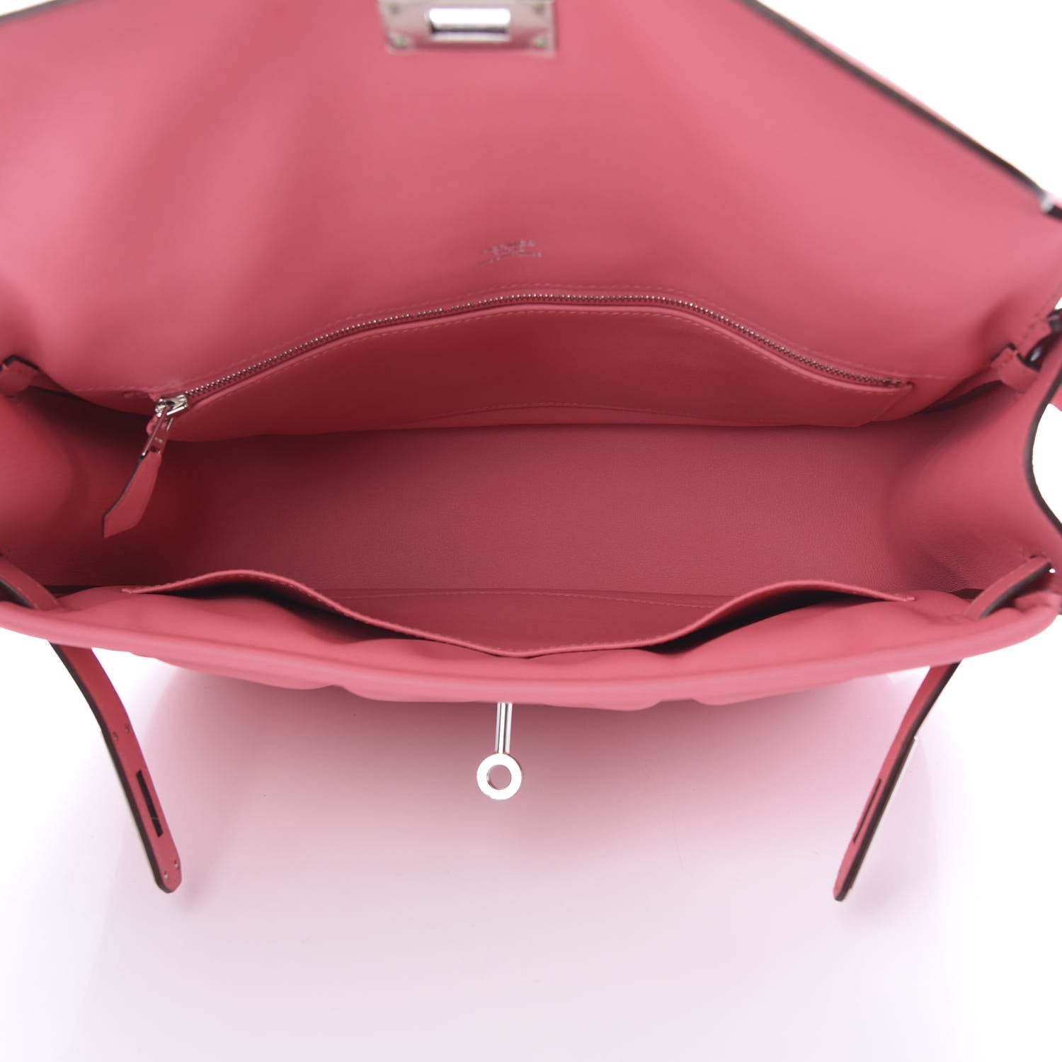 Hermes Veau Swift Sac Berline 28 Rose Azalee 5 of 13