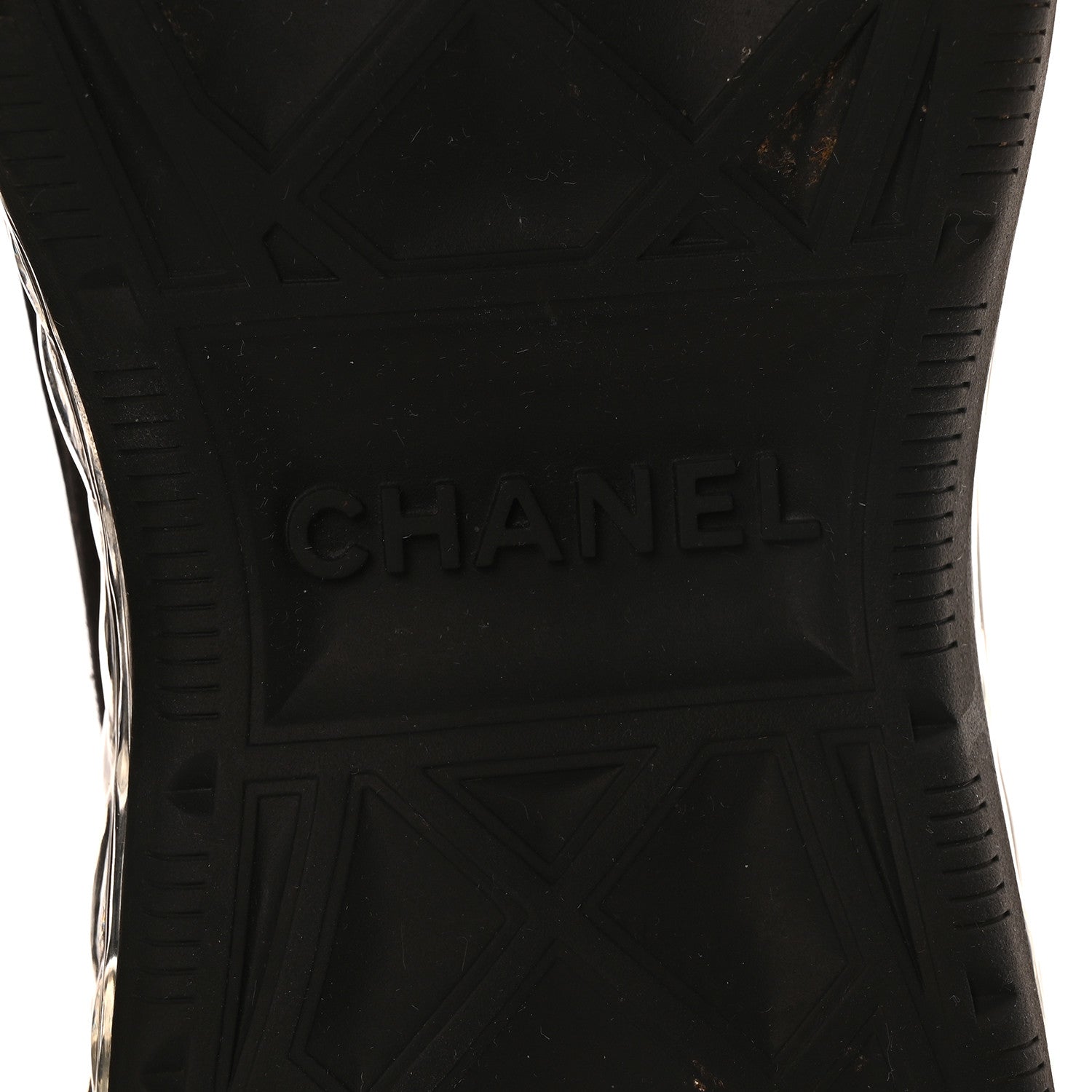 Chanel Suede Calfskin Velvet Grosgrain CC Sneakers 39 Black 7 of 9