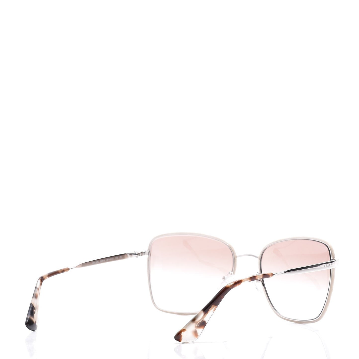 Gradient Aviator Sunglasses SPR 52S Ivory Silver