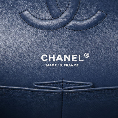 Chanel Caviar Quilted Medium Double Flap Navy 6 of 13