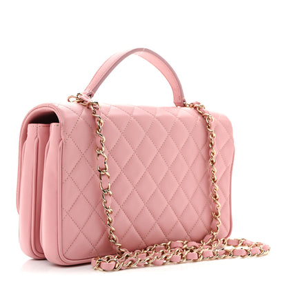 Chanel Lambskin Quilted Small Citizen Chic Flap Pink 3 of 15