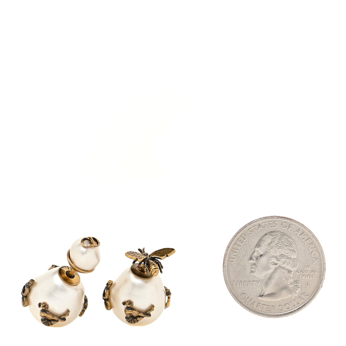 Pearl Tribales Earrings Gold