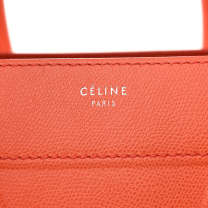 Celine Grained Calfskin Medium Phantom Luggage Coral 8 of 20