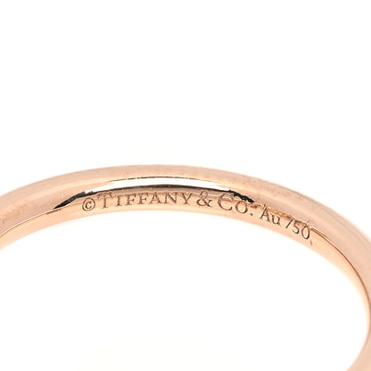 Tiffany 18K Rose Gold Diamond Small Knot Ring 49 5 4 of 5