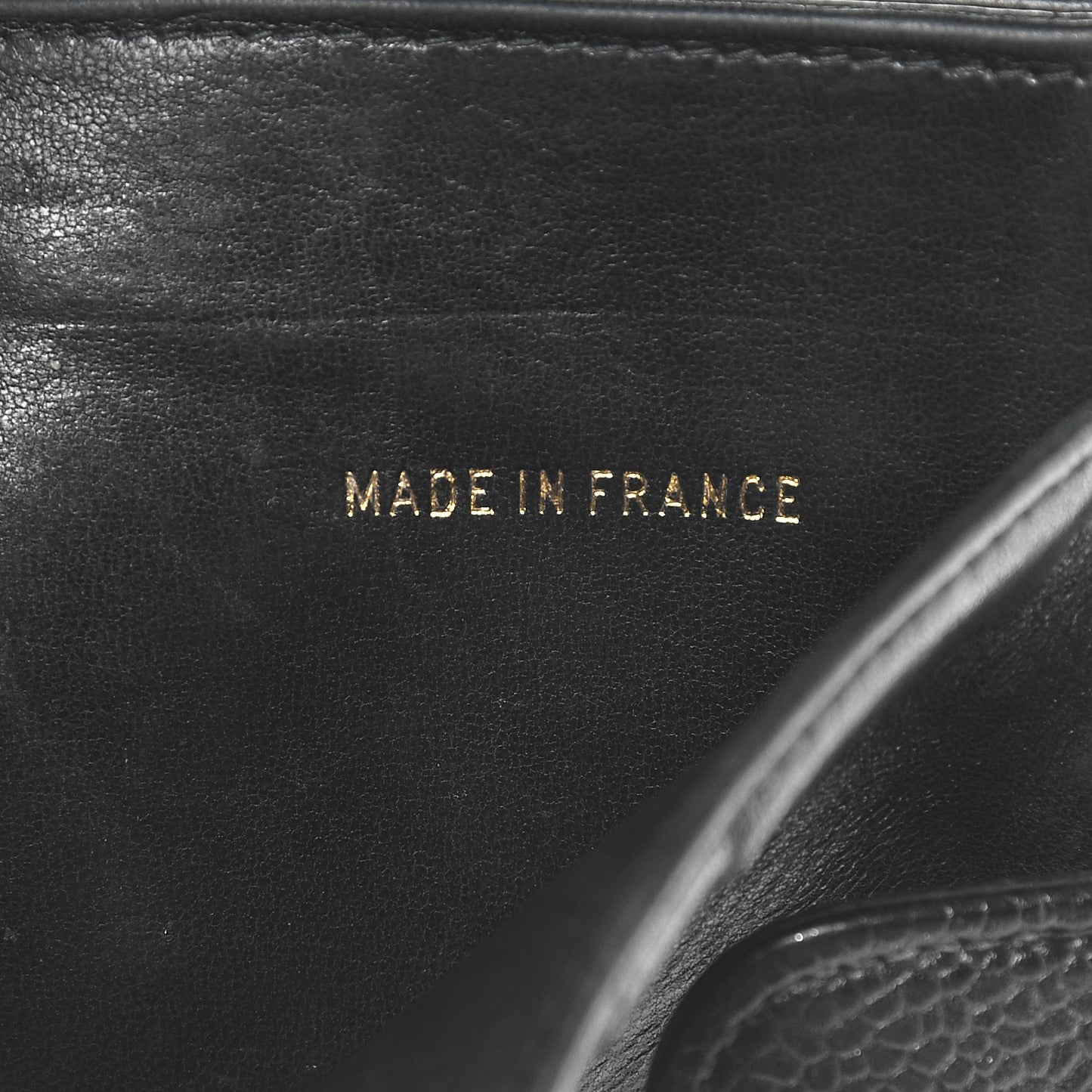 Caviar Timeless CC Compact French Wallet Black