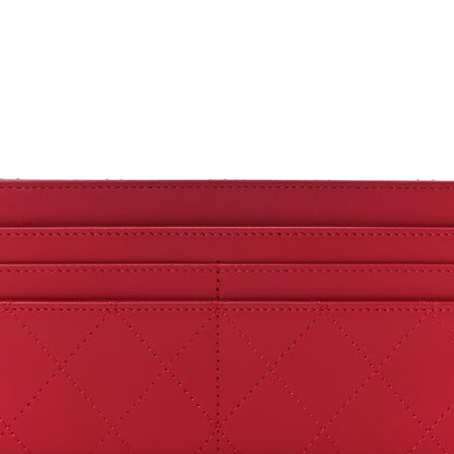 Chanel Calfskin Stitched Removable Insert Red 8 of 10