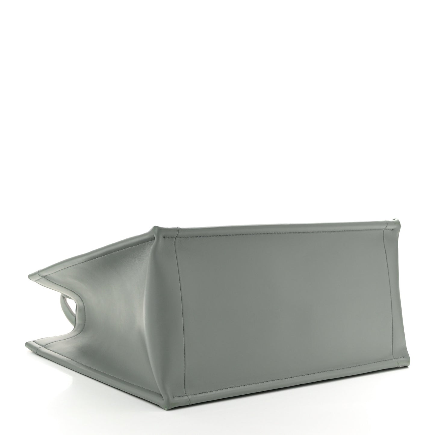 Calfskin Macrocannage Medium Book Tote Grey