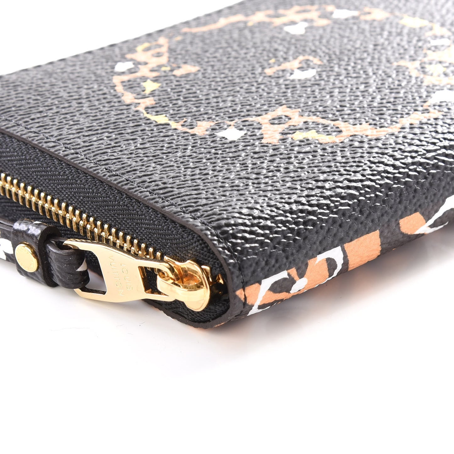 Monogram Giant Jungle Zippy Coin Purse Black