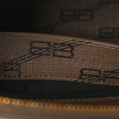 Balenciaga Coated Canvas BB Monogram S Ville Top Handle Bag Beige Brown 7 of 10