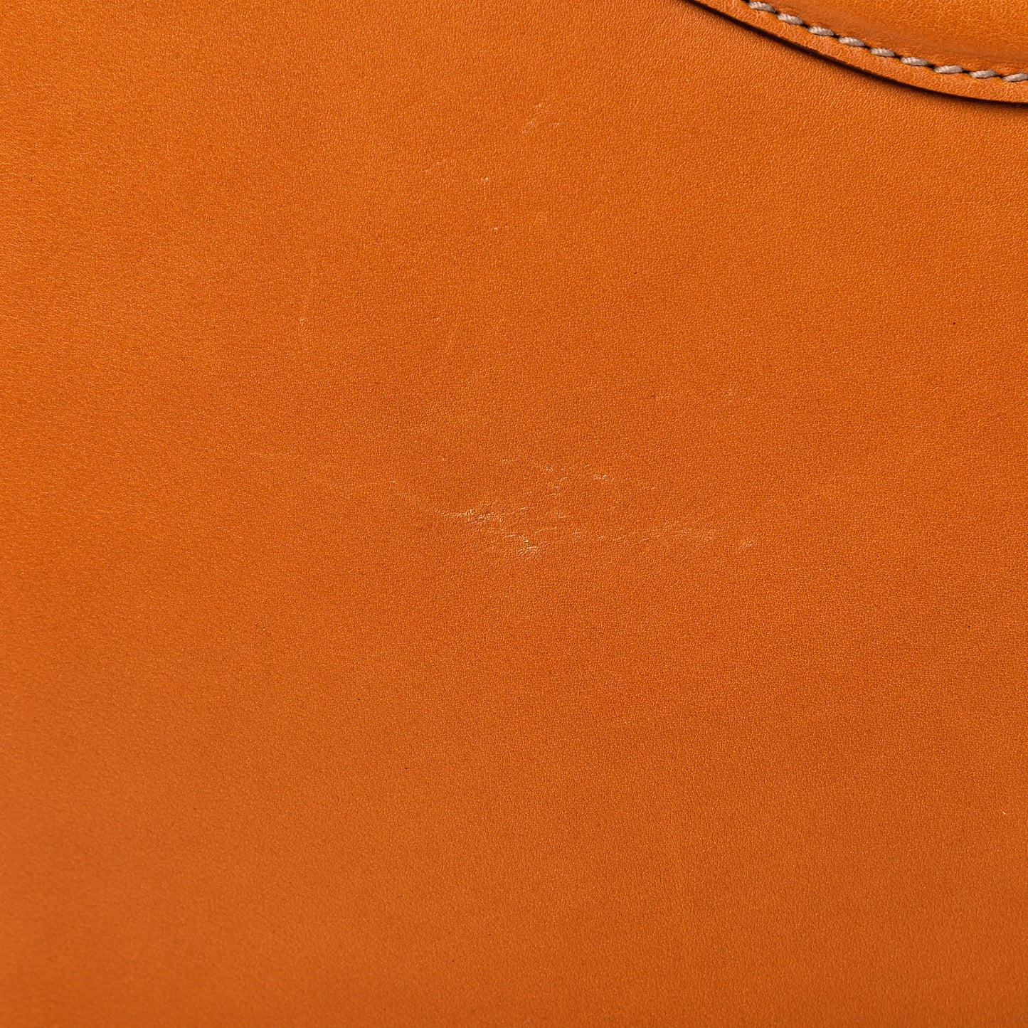 Calfskin Tote Orange