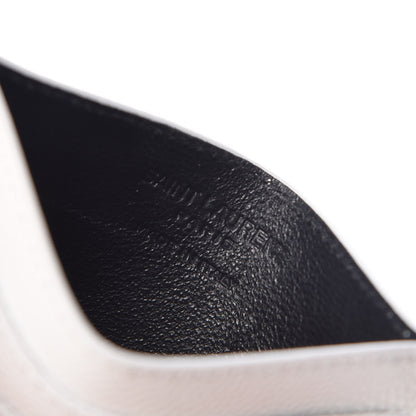 Saint Laurent Grain De Poudre Card Case White 6 of 7