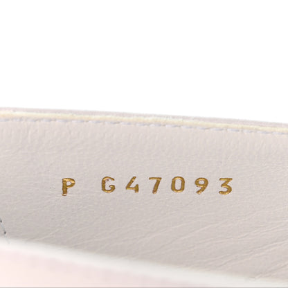 Chanel Calfskin Grosgrain Cap Toe CC Moccasin Loafers 37 White Black 9 of 10