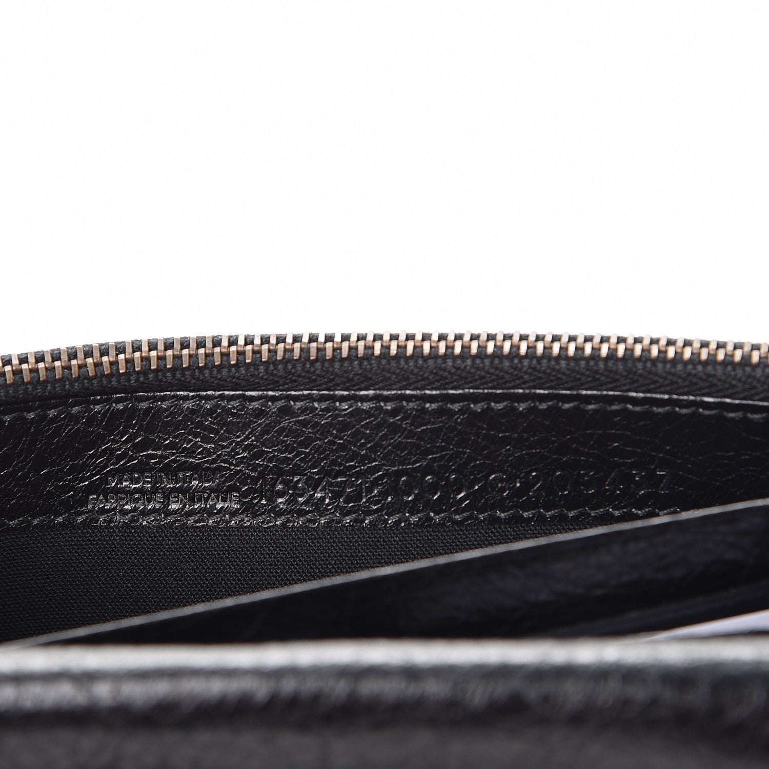 Balenciaga Agneau Classic Hardware Money Wallet Black 7 of 7