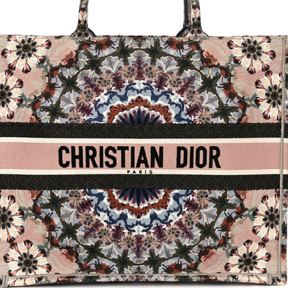Christian Dior Canvas Embroidered KaleiDioroscopic Book Tote Multicolor 7 of 10
