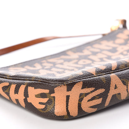 Louis Vuitton Monogram Graffiti Pochette Accessories Peach 5 of 9