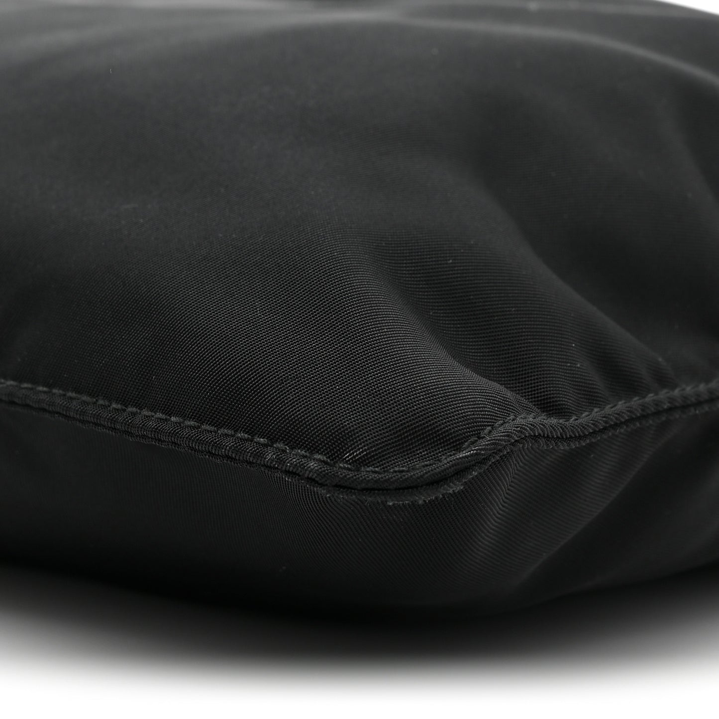 Nylon Vela Flat Messenger Bag Black
