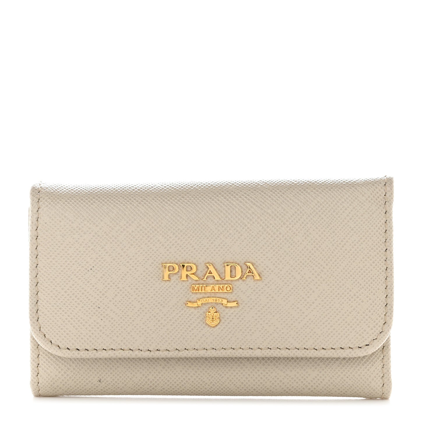 Saffiano Fiocco 6 Key Holder Talco