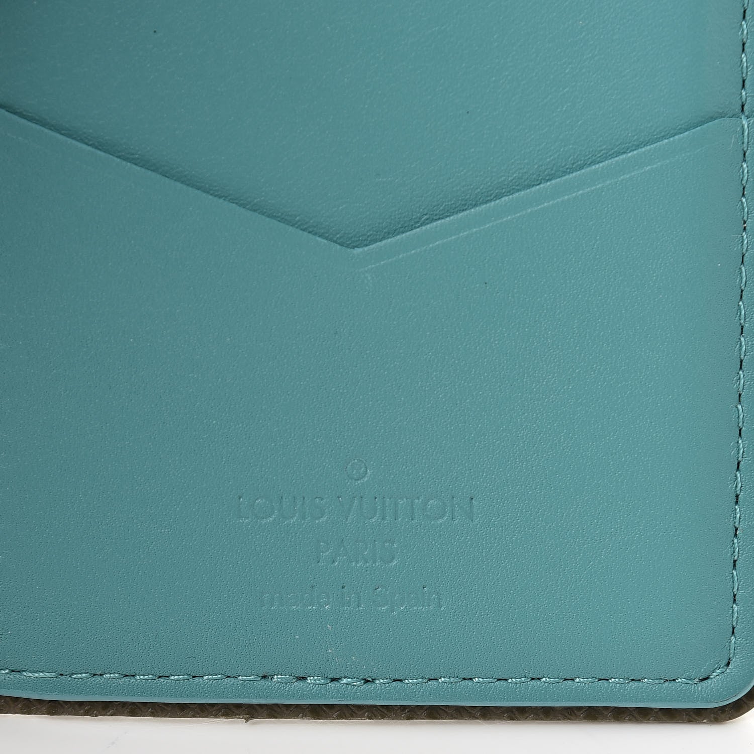 Louis Vuitton Monogram Pocket Organizer Pacific Blue 6 of 8