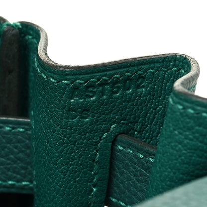 Hermes Togo Evercolor Box Kelly Retourne 28 Malachite Bleu Zanzibar Black 7 of 12