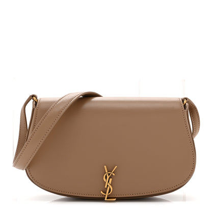 Saint Laurent Box Calfskin Mini Voltaire Shoulder Bag Dark Cork 1 of 10