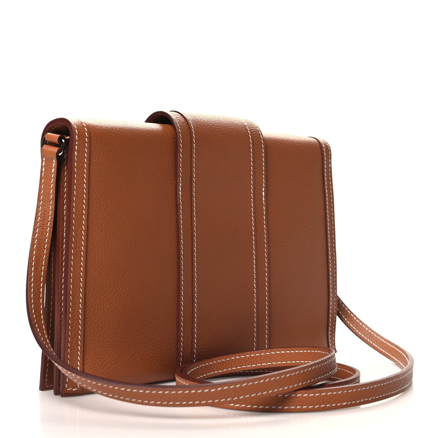 Evergrain Evercolor H Passant Clutch Gold