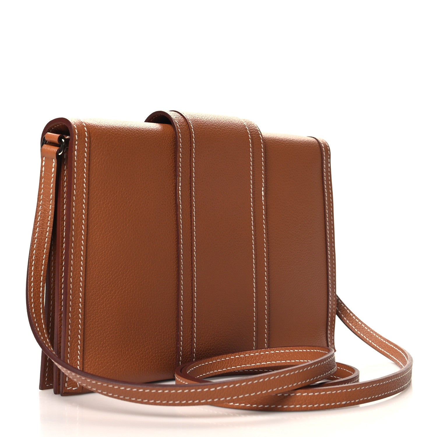 Hermes Evergrain Evercolor H Passant Clutch Gold 3 of 12