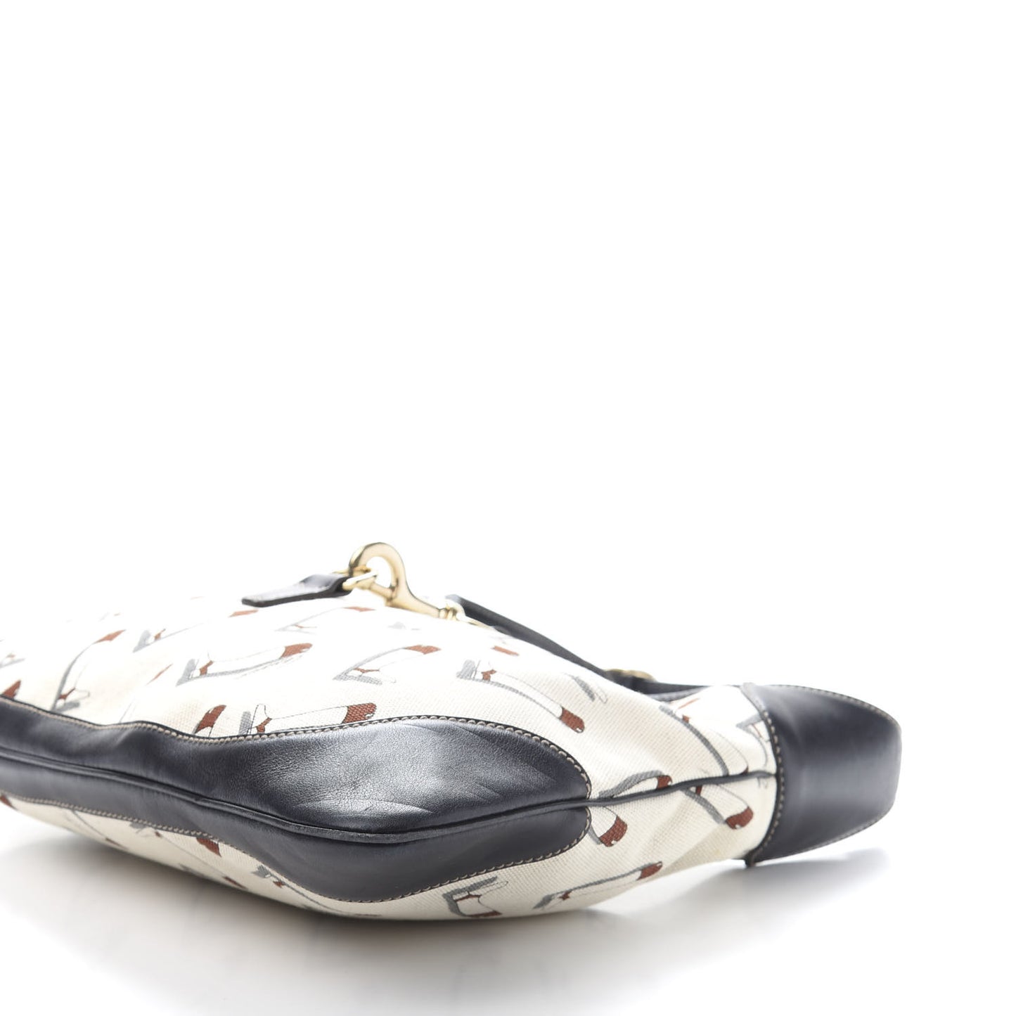 Canvas Boot Print Medium Jackie Hobo Navy