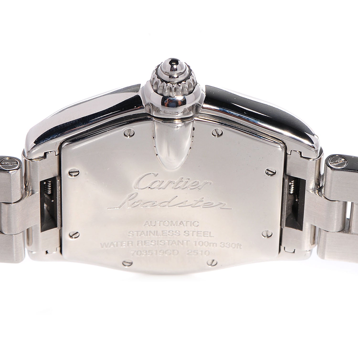 Cartier Stainless Steel 37mm Roadster Automatic Watch 5 of 8